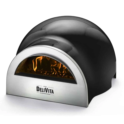 Wood-fired pizza oven - DeliVita Oven, Very Black