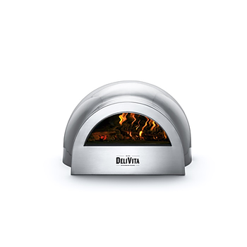 Vedeldad pizzaugn DeliVita, Grå