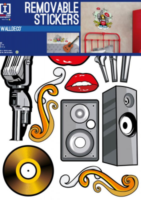Music Passion, wallsticker