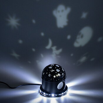 Discoboll HALLOWEEN med ljus och ljud