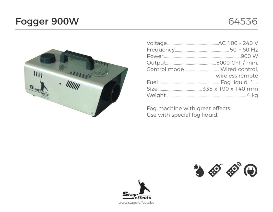 Fog Machine 900 W - 2