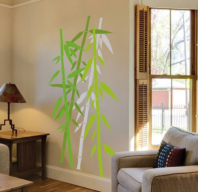Bamboo  wallsticker