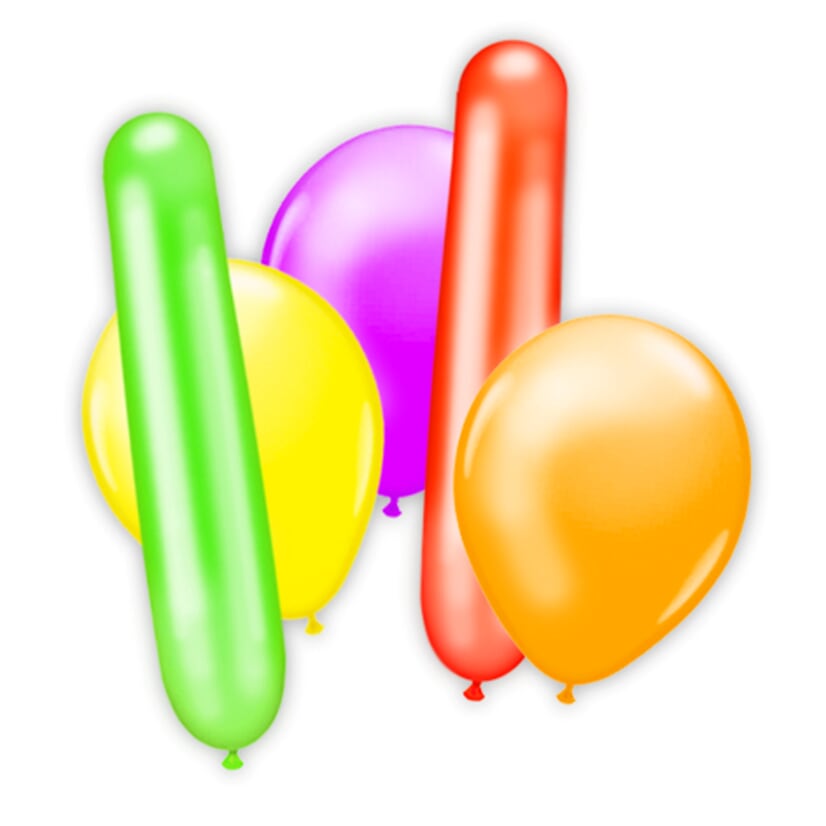 Ballonger, Mix färger (20 st)