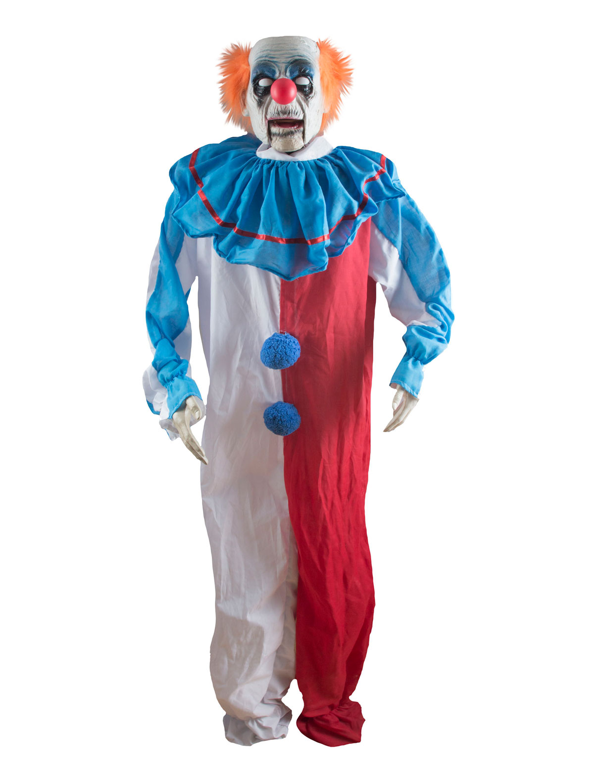 Scary clown with lights and sounds (174 cm)