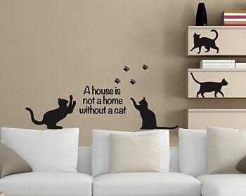 Cute Cats (wallsticker)