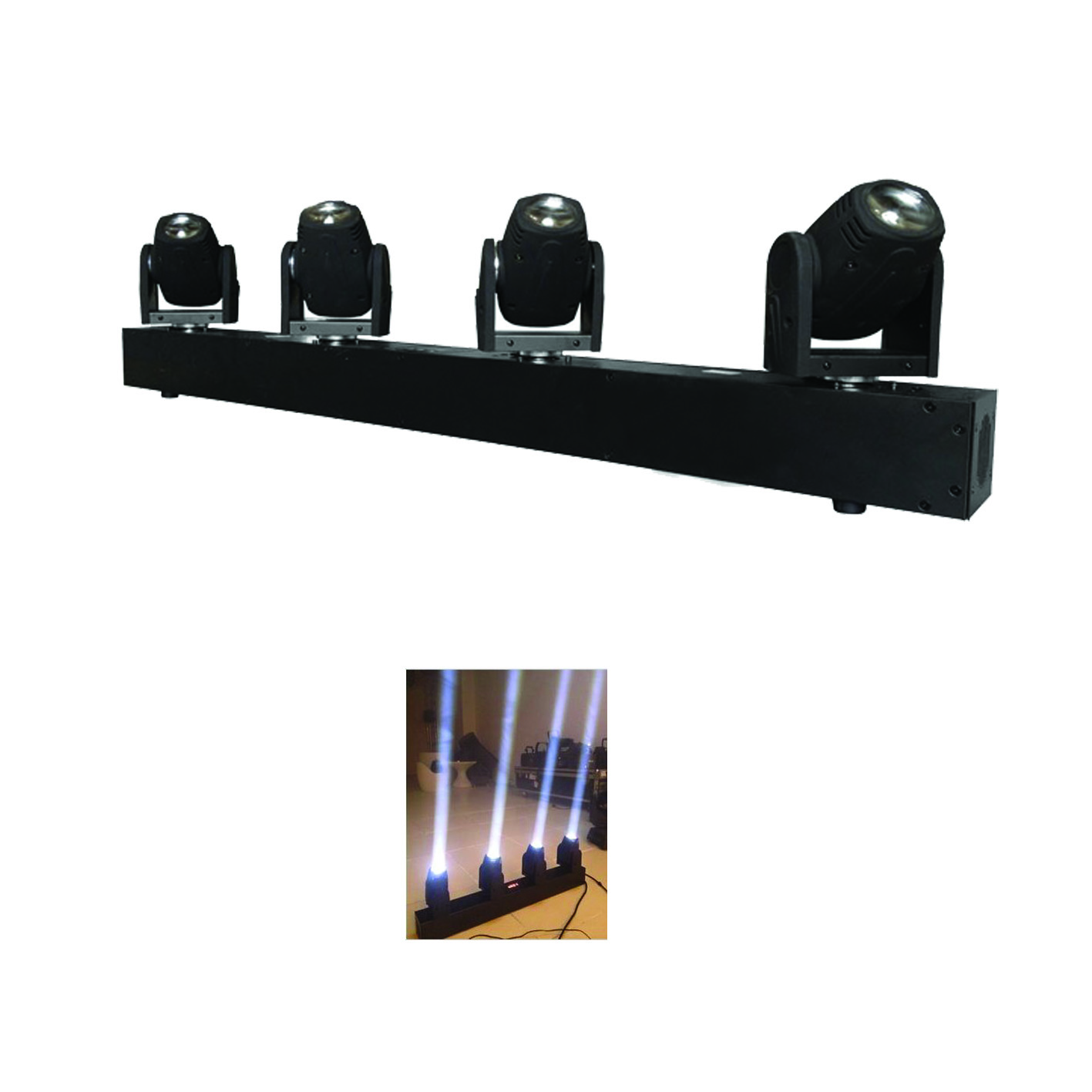 LED Beam Moving Head Lights, 4 st