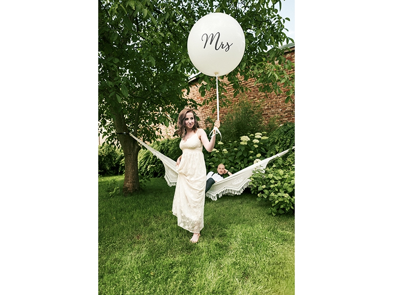 Gigantballong Bryllup - Mrs - 1m - 2