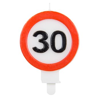 Cake candles 30 years!