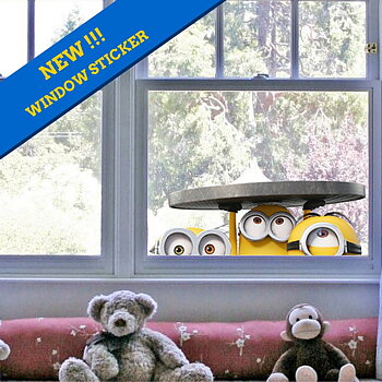 Minions Manhole (window sticker)