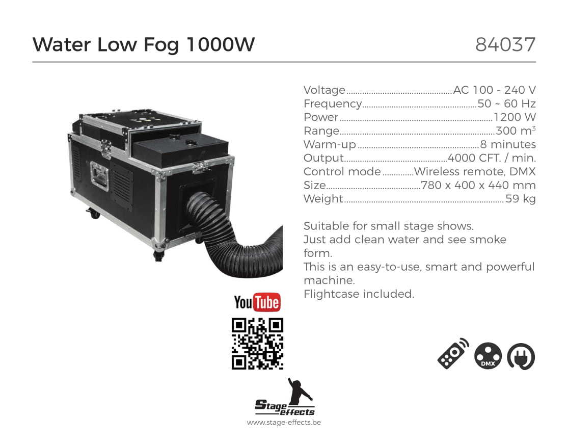 Water Low Fog 1000W - 3