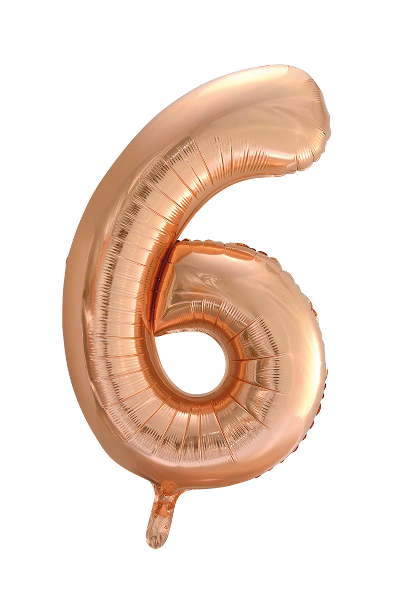 Number Balloons Rosegold (86 cm) - 3