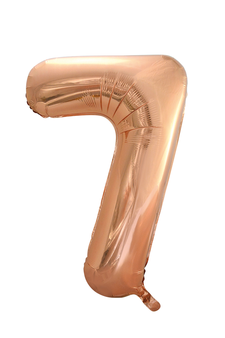 Number Balloons Rosegold (86 cm) - 4