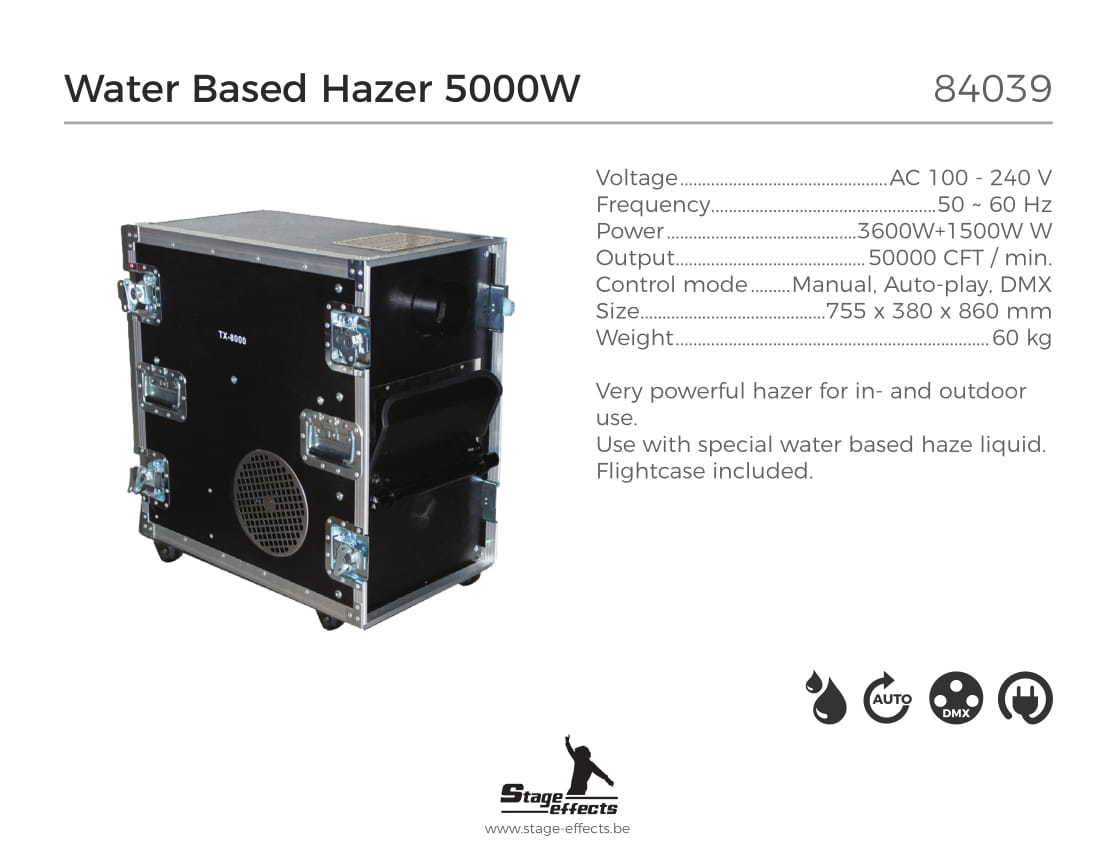 Hazer 5000 W + flightcase - 2