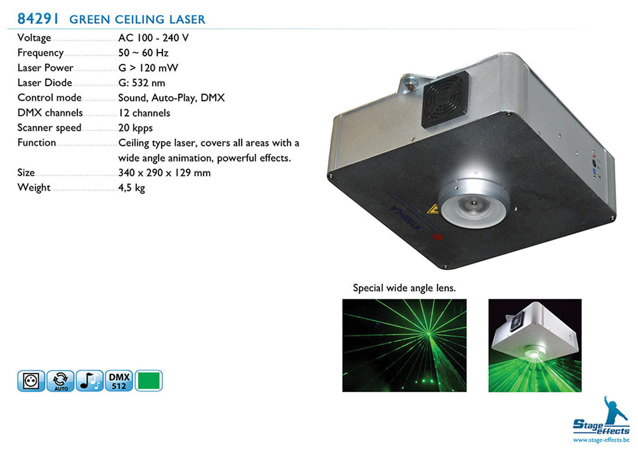 Ceiling laser green - Stage Effects - 2