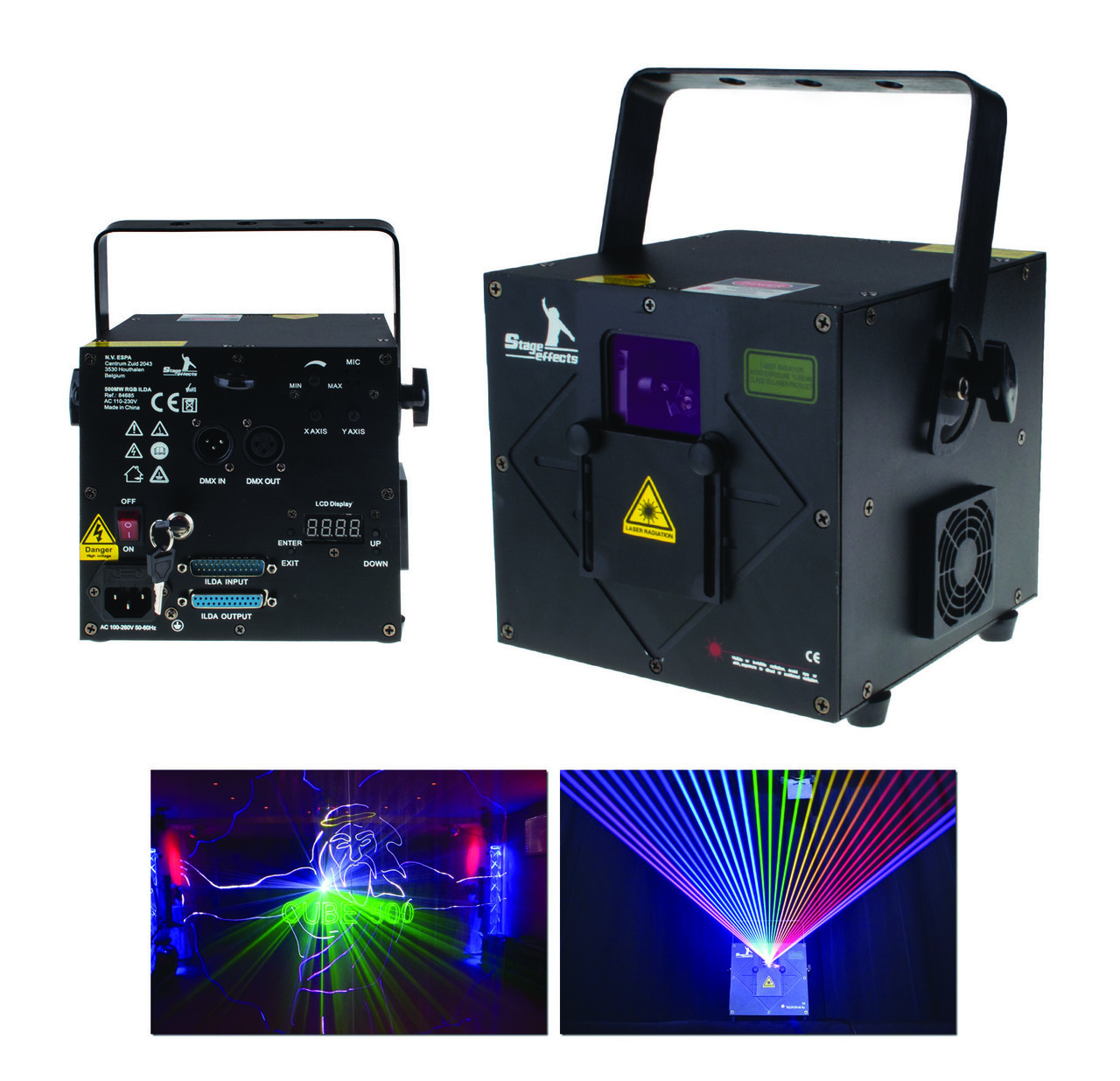 Laser Cube RGB 500 MW
