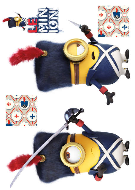 Minions Frankrig, vægdekoration