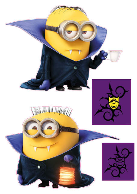 Minions Dracula, vægdekoration - 2