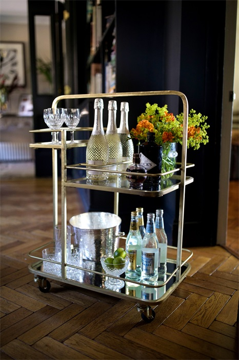 Drikkevarevogn - Lanesborough Three Tier Drinks Trolle - 3