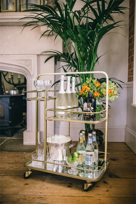 Drikkevarevogn - Lanesborough Three Tier Drinks Trolle - 4