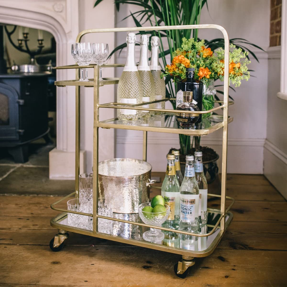 Drikkevarevogn - Lanesborough Three Tier Drinks Trolle - 2