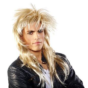Peruk Johnny Rock Blonde 