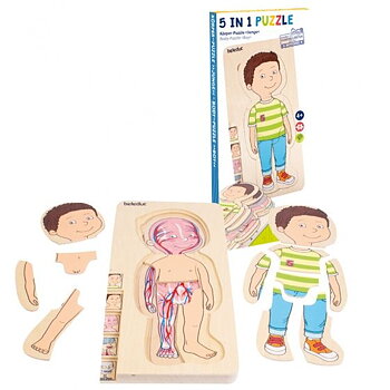 Body-Puzzle 5 -in-1 "Boy"