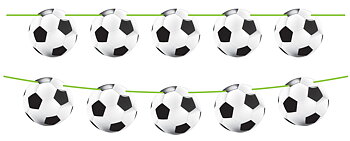 Girlang Fotbollar 10 m