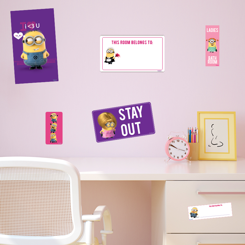 Minions Room Girl, Keep out!