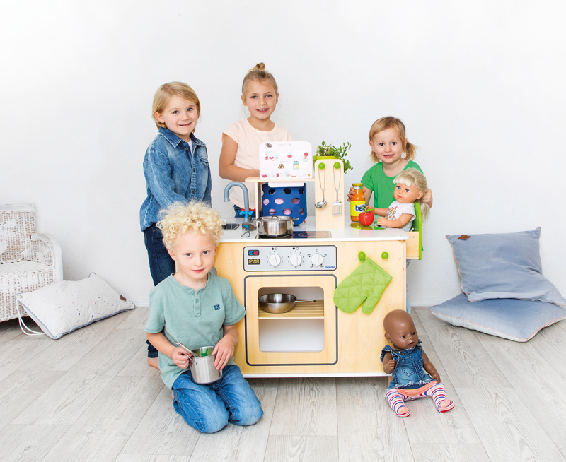 4-i-1 køkkenø - Multistation Legetøjskøkken
