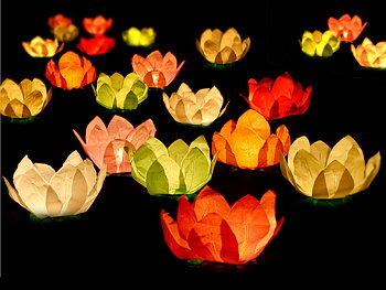 Floating lanterns, mix, 29cm