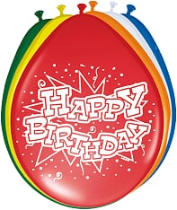 Kalaspaket Happy Birthday, 8 pers - 10