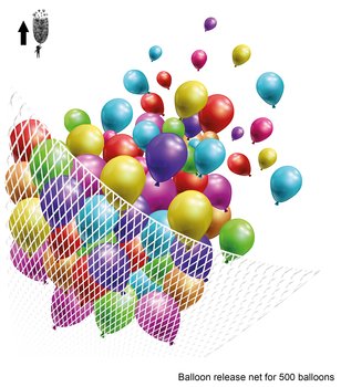 Ballongnät för Ballongsläpp (500 ballonger)