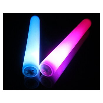 Lysende LED skumstaver, 48 cm (Multicolor) 