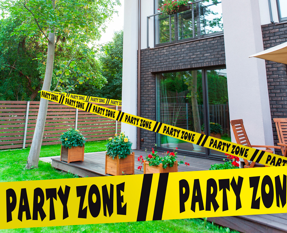 Marking Tape Party Zone, 15 m