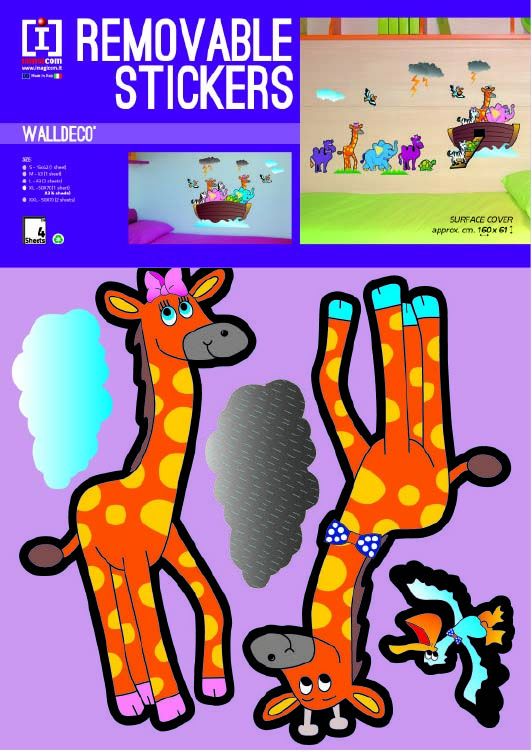 Noahs Ark vægdekoration
