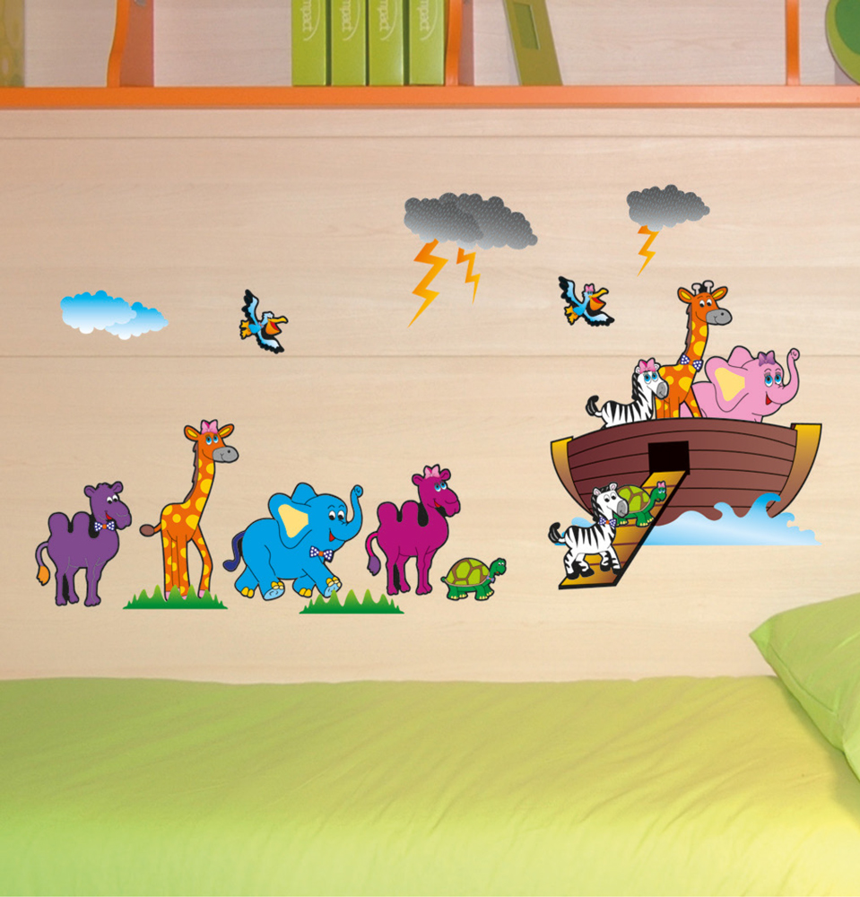 Noahs Ark vægdekoration - 2