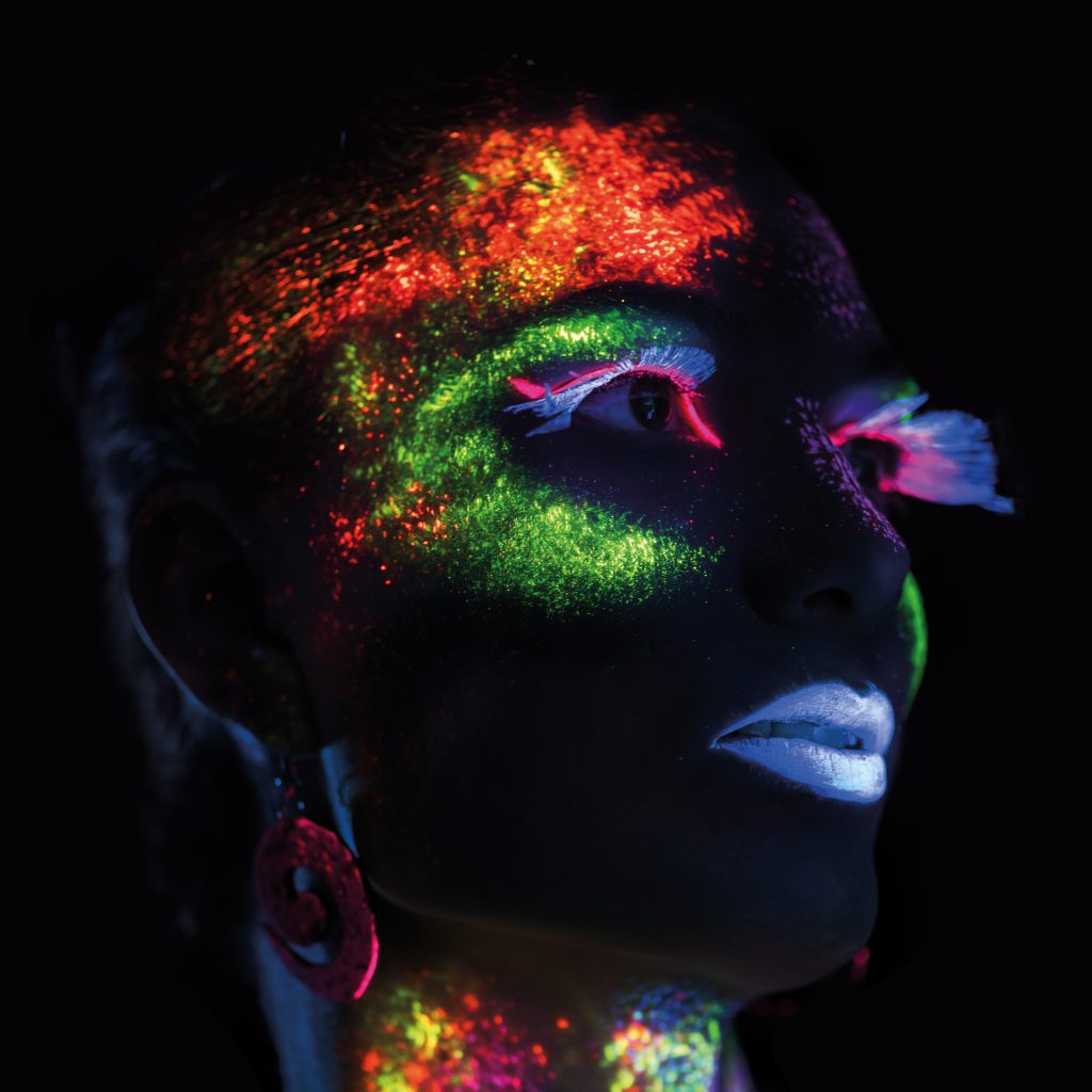 Sminke -UV - Glow in the dark
