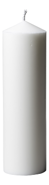 Altarljus 60x200mm 100% stearin