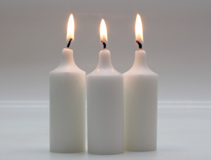 Partycandle 4x11cm matt