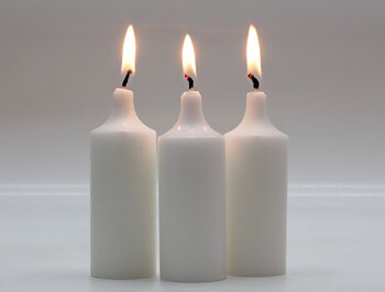 Partycandle 4x11cm matt