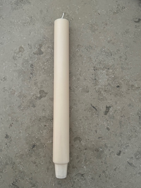 ELFENBEN  Slottsljus 100% stearin SVANEN 3X30cm - 2