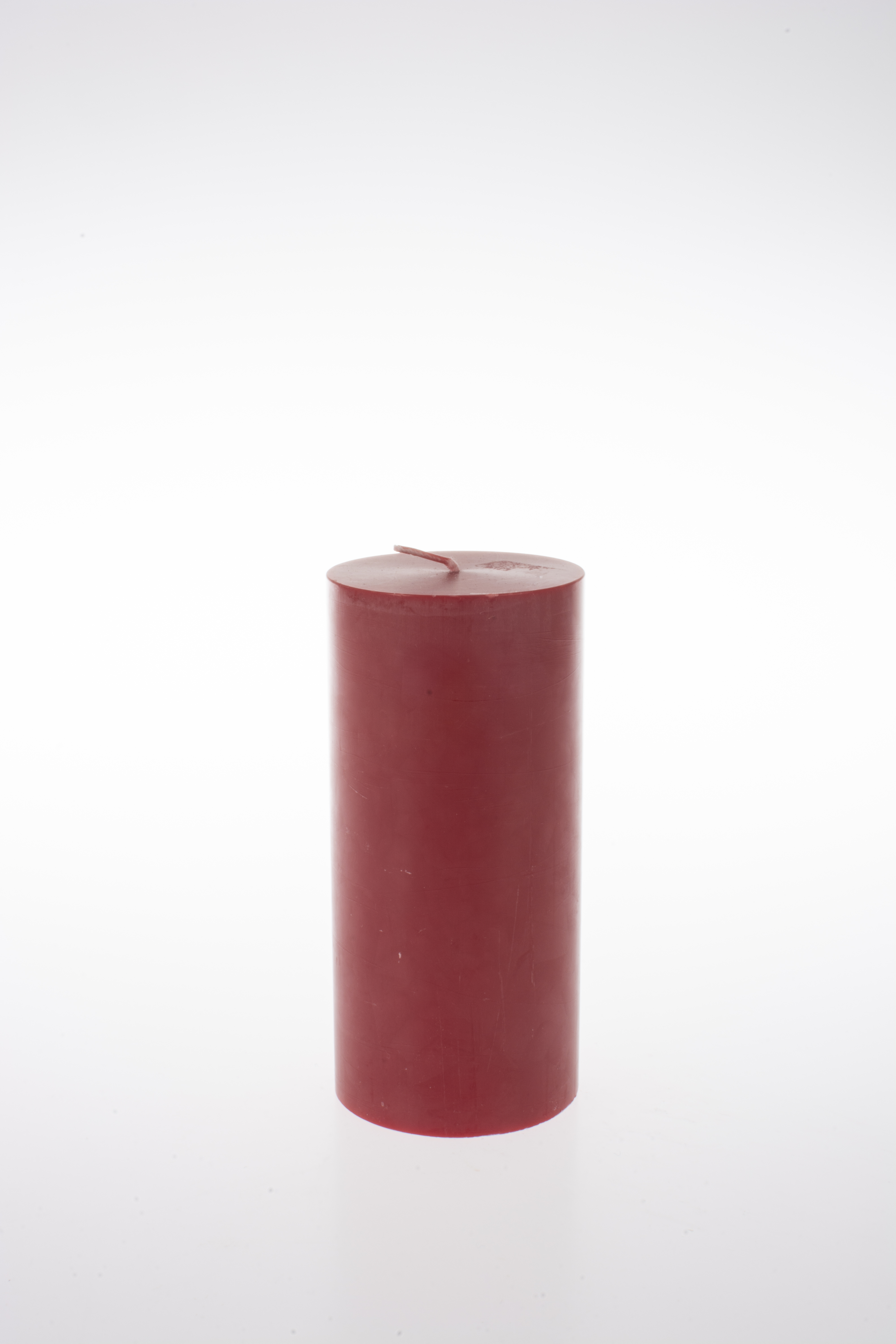 MÖRKRÖD Blockljus stearin 7x11cm SVANEN  - 2
