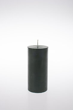 Pillars stearin 7x11cm SWANlabel DARKGREEN 