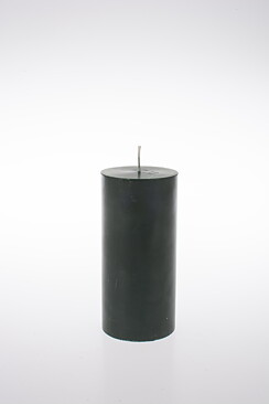 MÖRKGRÖN Blockljus stearin 7x11cm SVANEN 