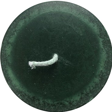Pillars stearin 7x11cm SWANlabel DARKGREEN 