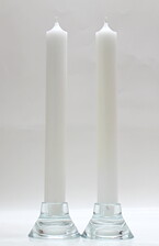 Castlecandles white rustic 3,2x29cm