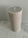 LINEN Pillars SWAN-label 100% stearin 9,6x20cm