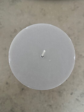 LJUSGRÅ Blockljus SVANEN 100%  stearin 9,6X20 cm