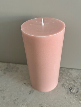 LJUSROSA Blockljus SVANEN 100%  stearin 9,6X20 cm