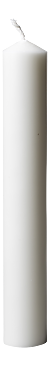Altarljus 36x250mm 100% stearin